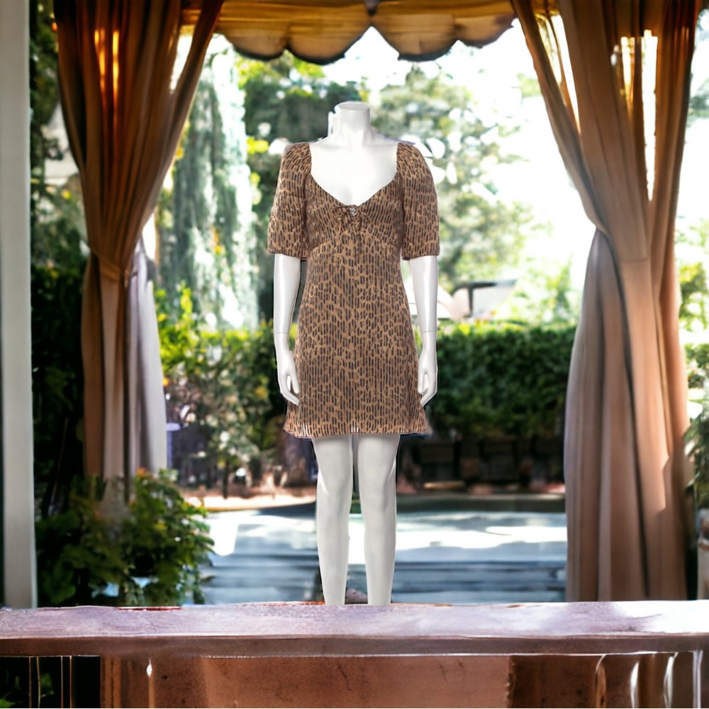 Alice + Olivia Dress, Leopard, Size 12